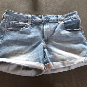 American eagle midi shorts